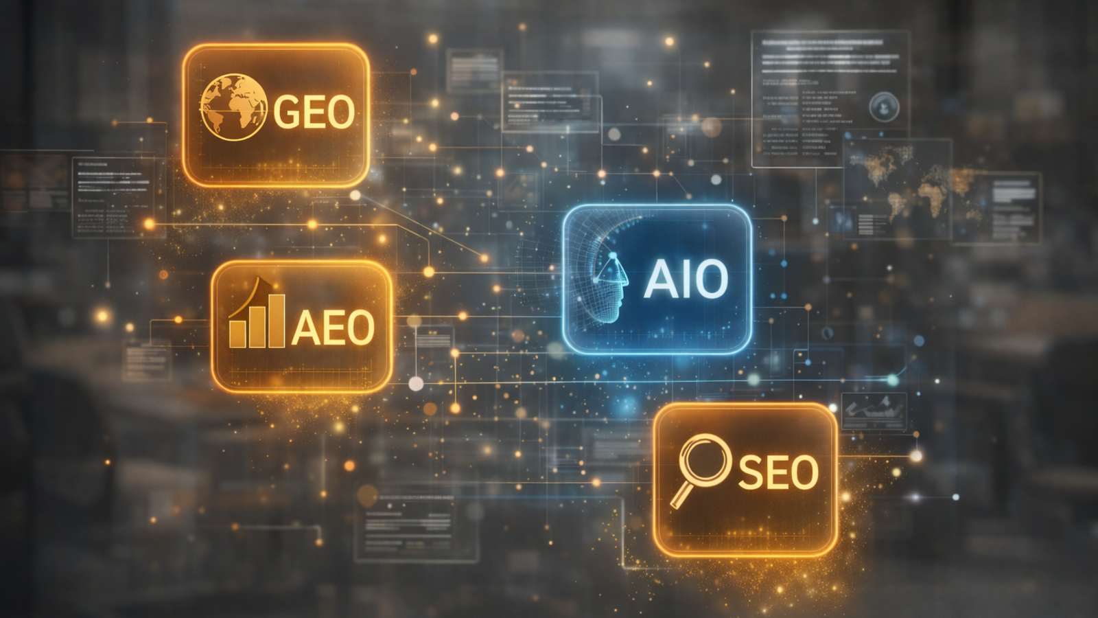 GEO, AEO, AIO, SEO: four terms, four different scoreboards